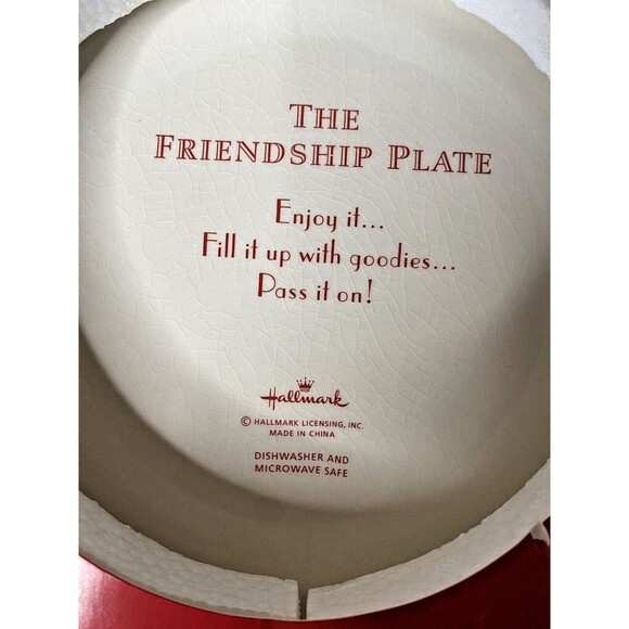 Hallmark "The Friendship" Plate Vintage Collectable - Picture 3 of 3